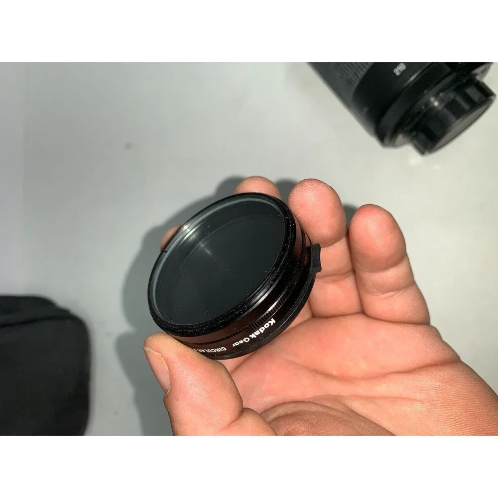 Lot of 3 camera lens and one flash